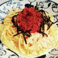 buhisa's cooksnap of when they made 和えるだけ～鮭といくらのクリームパスタ.