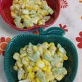 赤い電話's cooksnap of when they made 筋取り不用☆セロリとコーンの胡麻味サラダ.
