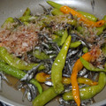 生誕１９７３年独身男's cooksnap of when they made ３、青唐辛子とちりめんじゃこの炊いたん.