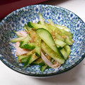 卯月のうさぎ２０１４'s cooksnap of when they made きゅうりとハムのごま和え.