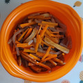 紅茶とチーズケーキ's cooksnap of when they made さつま揚げとこんにゃくのきんぴら風.
