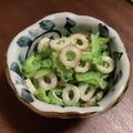 四児のハハ's cooksnap of when they made 簡単☆ゴーヤと竹輪のサラダ.