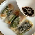 ヴィーナスけい's cooksnap of when they made ライスペーパーで豚肉とチーズの包み焼き.