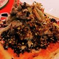 私市ビッキーズ津門巳's cooksnap of when they made 根菜ごまマヨサラダ&ごま塩味道楽ピザパン.