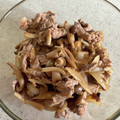 マトリョーシカ1号's cooksnap of when they made キノコでカサ増し！豚こまの生姜焼き.
