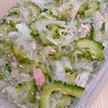 tmky405's cooksnap of when they made ゴーヤとツナの和風サラダ.