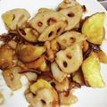モコPAD's cooksnap of when they made れんこんとさつまいもの甘酢炒め.
