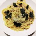 yunapi☆'s cooksnap of when they made なめたけの和風クリームパスタ.