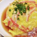 くまʕ・ﻌ・ʔ's cooksnap of when they made 超簡単うちの天津飯.
