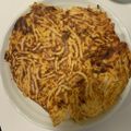 犬飼ってる's cooksnap of when they made 残ったうどんをリメイク☆うどん入りチヂミ.