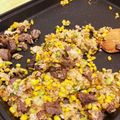 tyat's cooksnap of when they made キャンプ飯の王道！激うまペッパーライス.