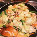 のえもゆ's cooksnap of when they made 肉野菜炒め。街の中華屋さん風。.