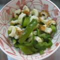 由芽15's cooksnap of when they made 簡単！大量消費！無限ピーマンちくわ.