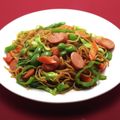 クックDAD's cooksnap of when they made 我が家の時短ソース焼きそば♡.