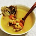 私市ビッキーズ津門巳's cooksnap of when they made “食べるかぼちゃスープ&豆･きのこ入”.