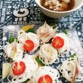 ﾁｲﾁｬﾝﾏﾏ's cooksnap of when they made 豚バラとオクラ☘️旨つゆ温そうめん.