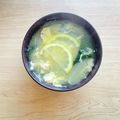 キンプリ's cooksnap of when they made いつものお味噌汁にレモンを(о´∀`о).
