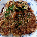 yumelon88's cooksnap of when they made なすのお好み焼き風−簡単とろとろ.