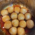 ☆き〜USA☆'s cooksnap of when they made 餅粉で作る☆もちもちっ☆みたらし団子.