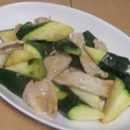 きらり流れ星's cooksnap of when they made 【簡単】豚こま肉ときゅうりのニンニク炒め.