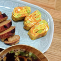 もにゃっこ's cooksnap of when they made 鮮やか！人参と枝豆の玉子焼き☆　.