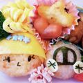 ten4k's cooksnap of when they made プリンセス大好き☆シンデレラ☆キャラ弁♪.