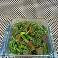 ◆どらしま◆'s cooksnap of when they made こんにゃくとおくらと大葉でスタミナ炒め.