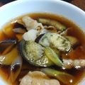 TOKOCHIE's cooksnap of when they made なすと豚肉のあったかつけうどん.