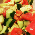 gbgbgb's cooksnap of when they made ＊トマトときゅうりと豆腐のサラダ＊.