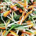 サクラサク姉妹's cooksnap of when they made こどもパクパク　水菜のツナ和え.