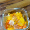 kitty・yumi's cooksnap of when they made おもてなし　柿のなます.