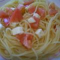 rirakubo's cooksnap of when they made トマト＆モッツァレラ✿冷製パスタ♡.