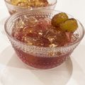 かじりっこ's cooksnap of when they made キラキラ☆湯むきで作る2色のぶどうゼリー.