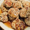 なのはなの's cooksnap of when they made 【鶏ひき肉で！】つくねバーグ.