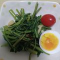 もこうさ♡'s cooksnap of when they made タイ風＊空芯菜のピリ辛ガーリック炒め.