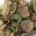 クックX6LNW0☆'s cooksnap of when they made 簡単夏つまみ＊きゅうりとツナの塩昆布和え.