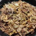 プルンバゴ's cooksnap of when they made 豚肉のきのこ入りスタミナ炒め.