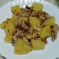 レオミウ's cooksnap of when they made 豚こまとポテトのハニーマスタード炒め.
