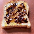 おーぶんおーぶん's cooksnap of when they made オランジェ風？トースト☆.