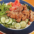 ｅｋ４'s cooksnap of when they made あっさり＊塩もみ胡瓜と甘辛豚炒め.