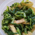 かたのさくら's cooksnap of when they made 間引き菜と油揚げの和風炒め.