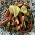 クックUW92JL☆'s cooksnap of when they made ずいき（干し）の酢の物.