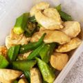 mipunya's cooksnap of when they made 鶏むね肉となすとオクラのピリ辛炒め.