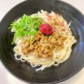 azbjbn's cooksnap of when they made 納豆＊梅のさっぱり☆冷やしそばorうどん.