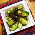 めぐ＊ぴぃ's cooksnap of when they made きゅうりと納豆の【塩こんぶサラダ】.