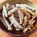 Maron133's cooksnap of when they made サクサクやみつき！ごぼうのから揚げ.