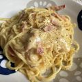 どれみふぁそらき's cooksnap of when they made 簡単♪牛乳で濃厚！基本のカルボナーラ.