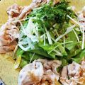 ばたみそーぱん☆'s cooksnap of when they made 豚しゃぶ胡麻だれパスタ☆冷製パスタにも♡.