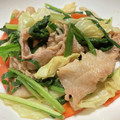 クックM6DK2O☆'s cooksnap of when they made ほんのりとろ〜り青野菜たっぷり豚肉炒め♪.