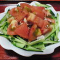 yagimode's cooksnap of when they made もやしときゅうりのサラダ.